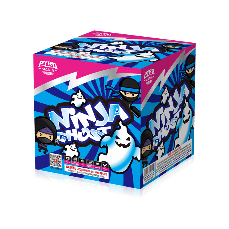 Ninja Ghost 25 tiros Bolo de bolo MC114