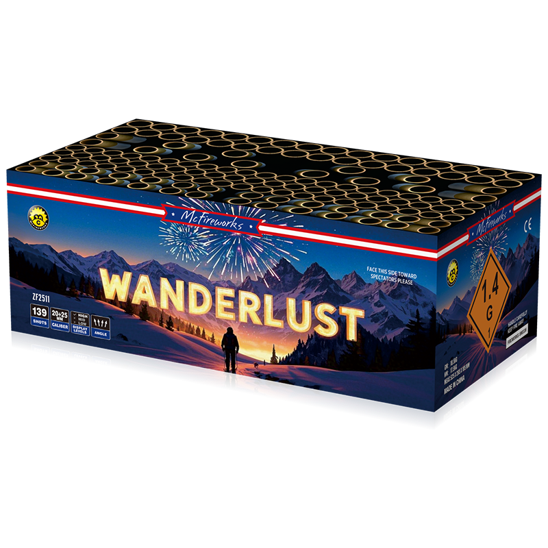Wanderlust 139 Shots Composto Cake ZF2511 Imagem