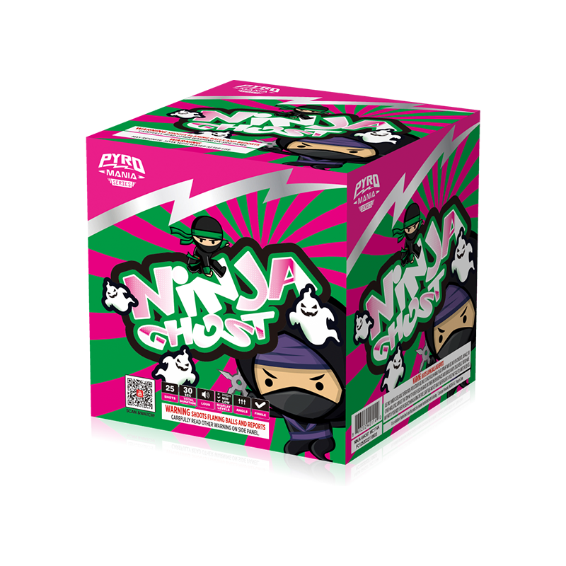 Ninja Ghost 25 tiros Bolo de bolo MC114