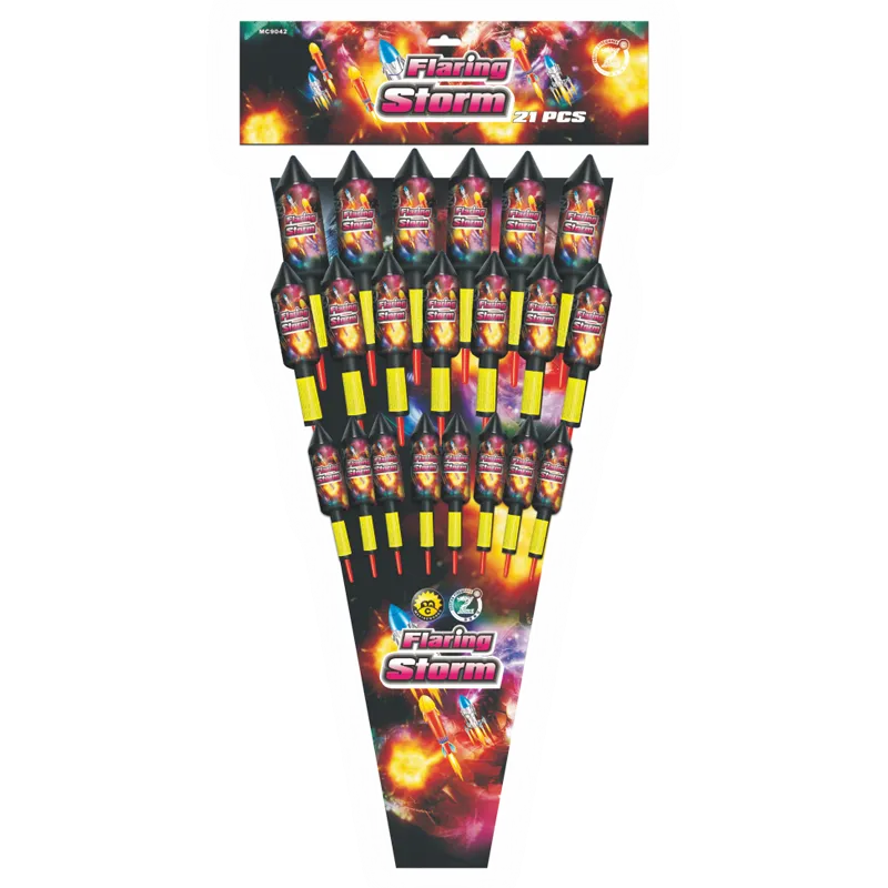 Rocket de tempestade queimando ZF808