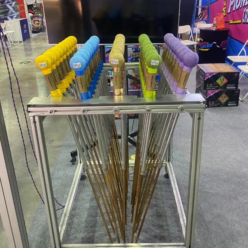 Rockets para exibição de fogos de artifício
