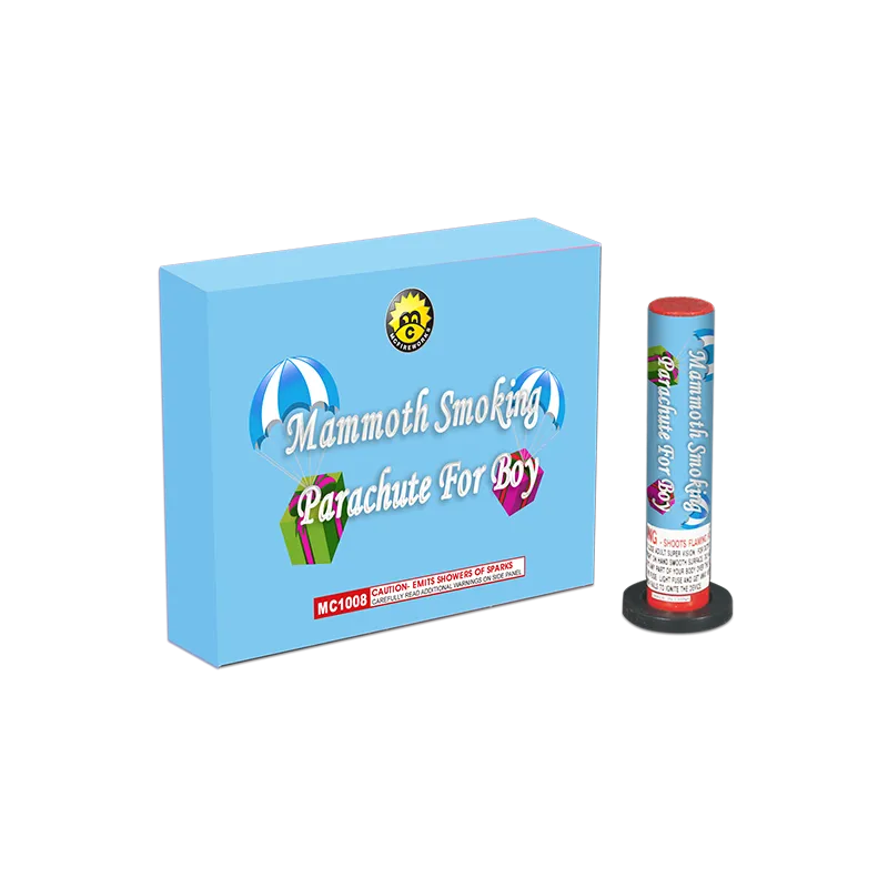 Mammoth fumando pára -quedas para menino mc1008