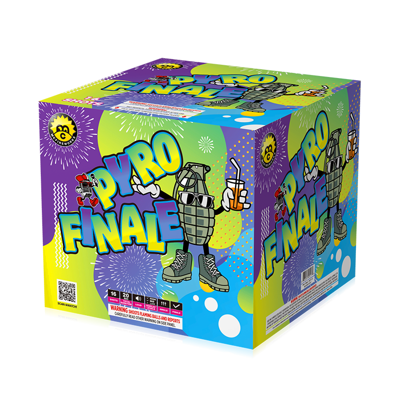 Pyro finale 16 tiros 500g Bolo Sorteamento MC517