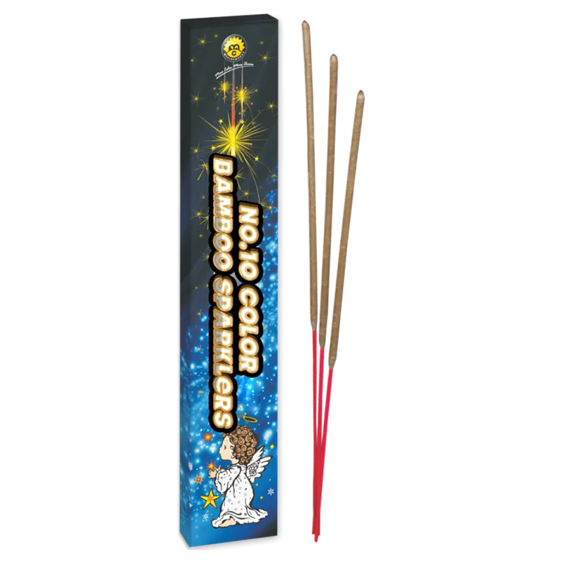 No.10 Sparklers de bambu de cor MC1303
