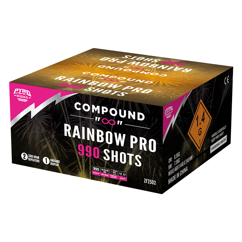 Rainbow Pro 990 Fotos Roman Candle Compound Cake ZF2502