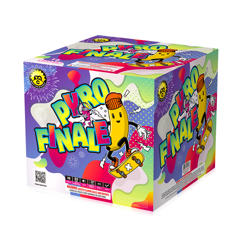 Pyro finale 16 tiros 500g Bolo Sorteamento MC517