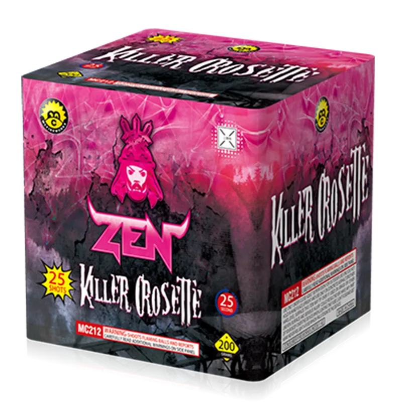 Killer Crossette 25 tiros 200g Cake MC212