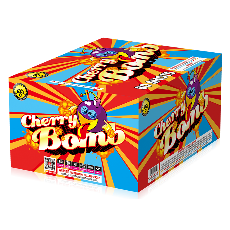 Bomba de cereja 80 tiros 200g Cake MC112