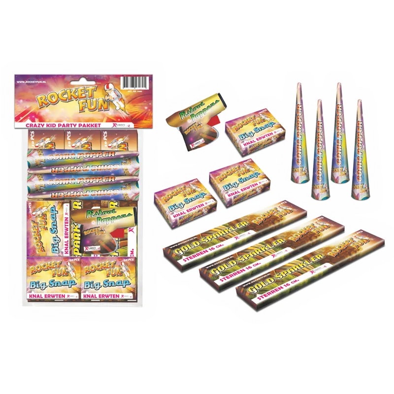 Crazy Kid Party Pack Sorteamento F1 MC1505