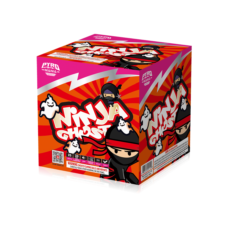 Ninja Ghost 25 tiros Bolo de bolo MC114