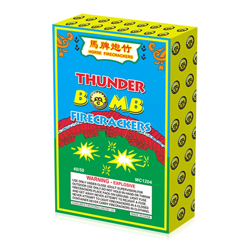 Firecrackers de bomba de Thunder MC1204 dos anos 50