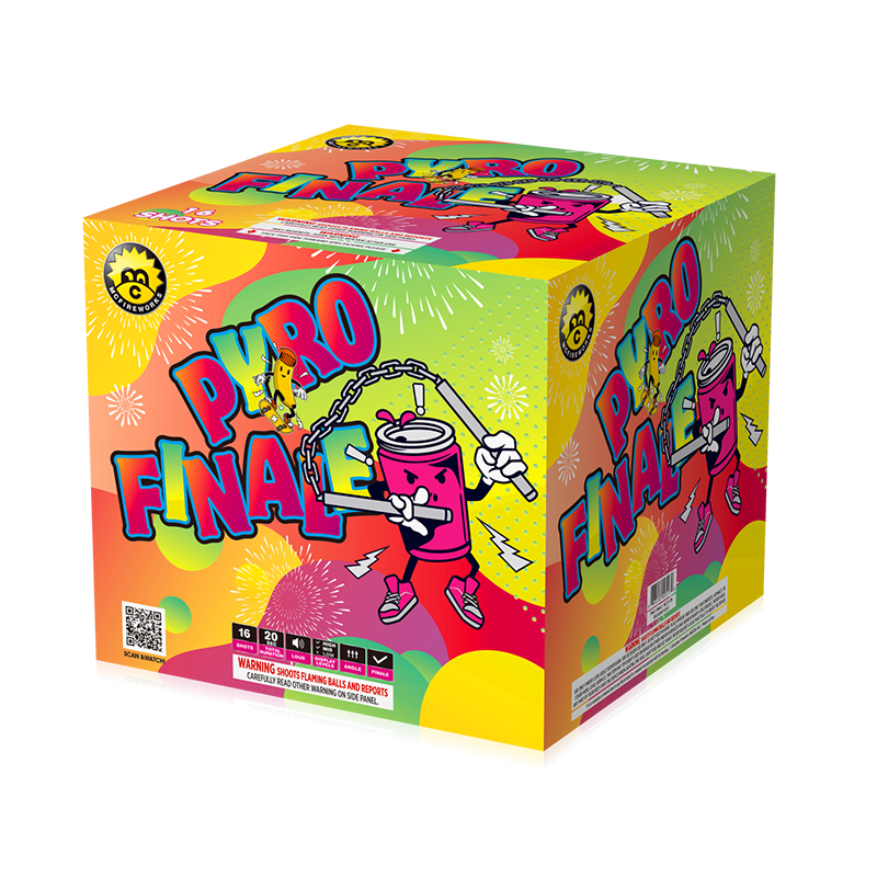 Pyro finale 16 tiros 500g Bolo Sorteamento MC517